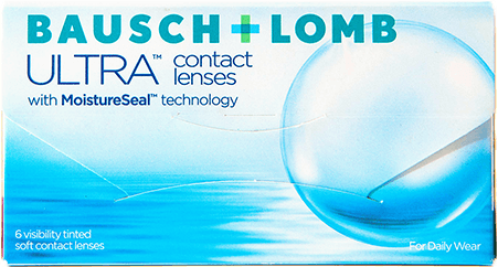 Bausch & Lomb Ultra Lenses packaging