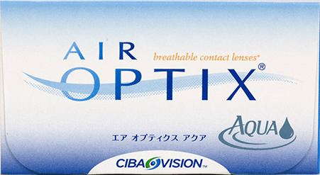 Air Optix Aqua contact lens packaging